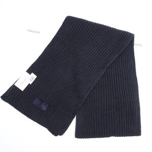 NEW Calvin Klein Men's Chunky Wave Knitted Scarf S14311 Navy Blue $55 MSRP